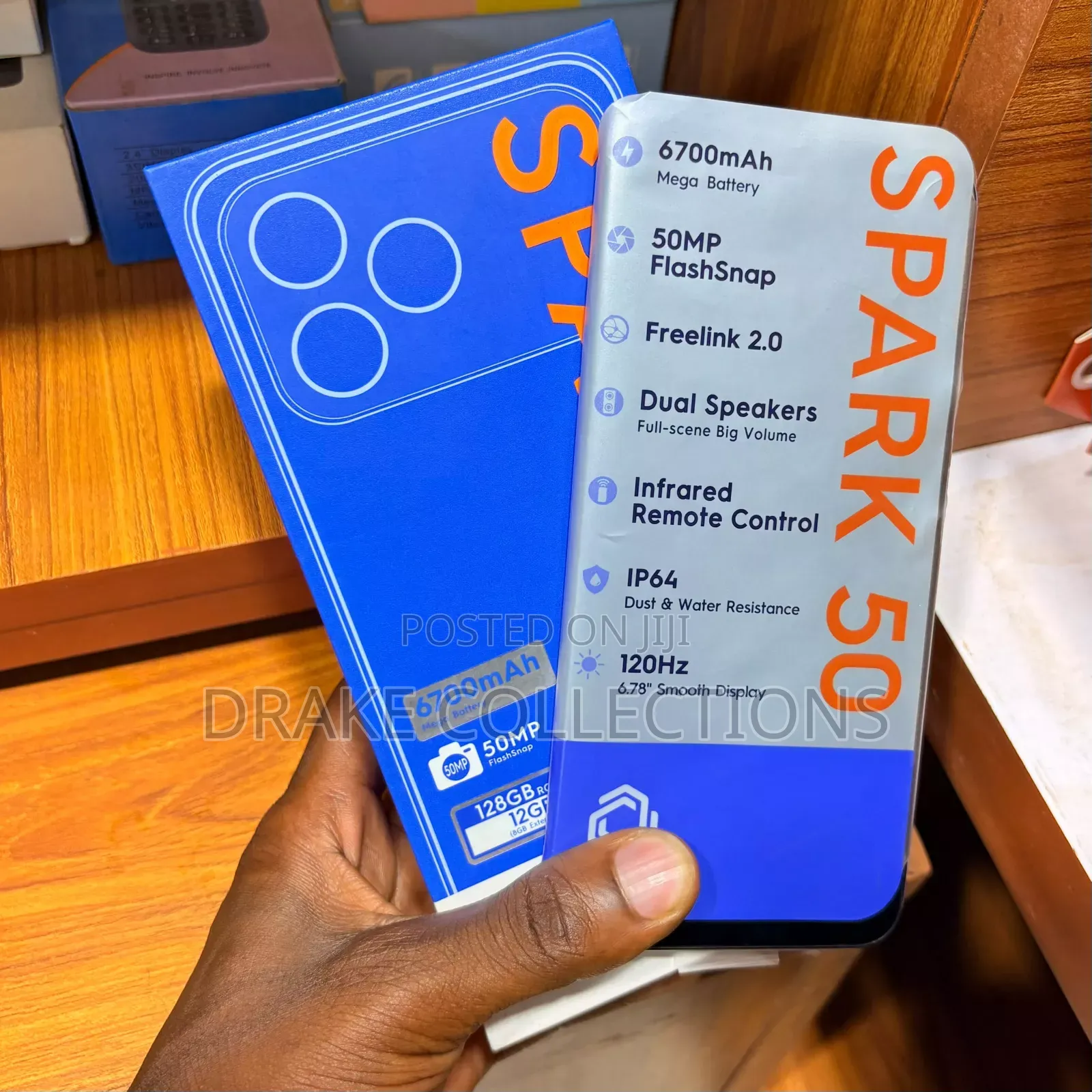 New Tecno Spark 50 128 GB Purple