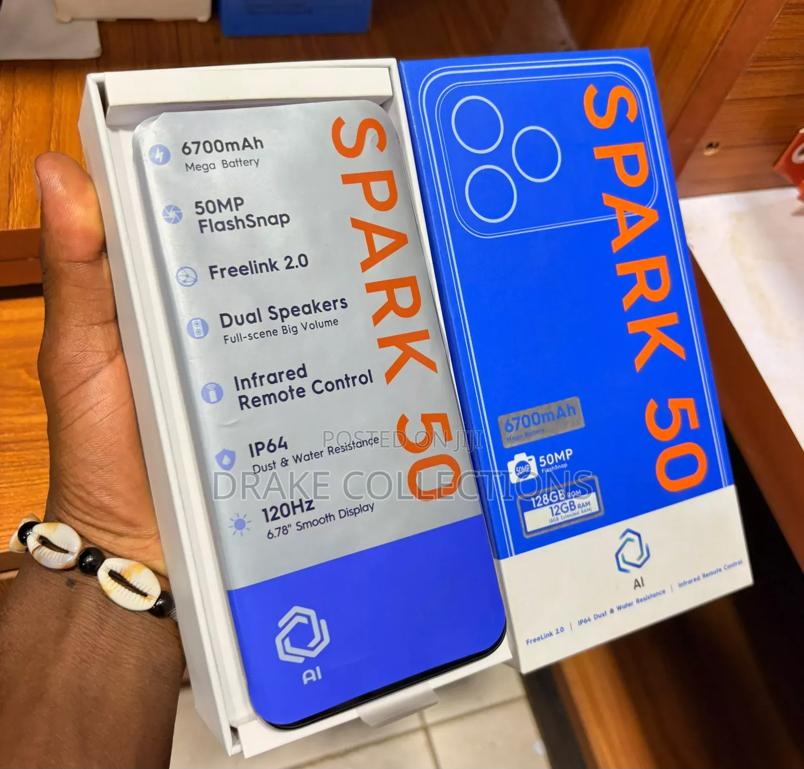 New Tecno Spark 50 128 GB Purple