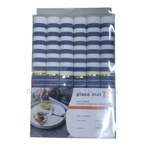 Anti - Slip Table Mats - 6 Pieces, Size 30 X 45cm