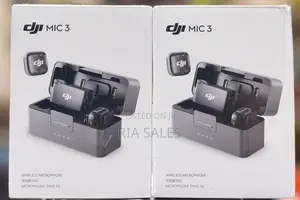 Dji Mic 3 (2 TX + 1 RX + Charging Case), Wireless Microphone