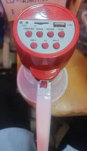 Megaphone With USB Port and Memory Card Slot, Records and Has Siren