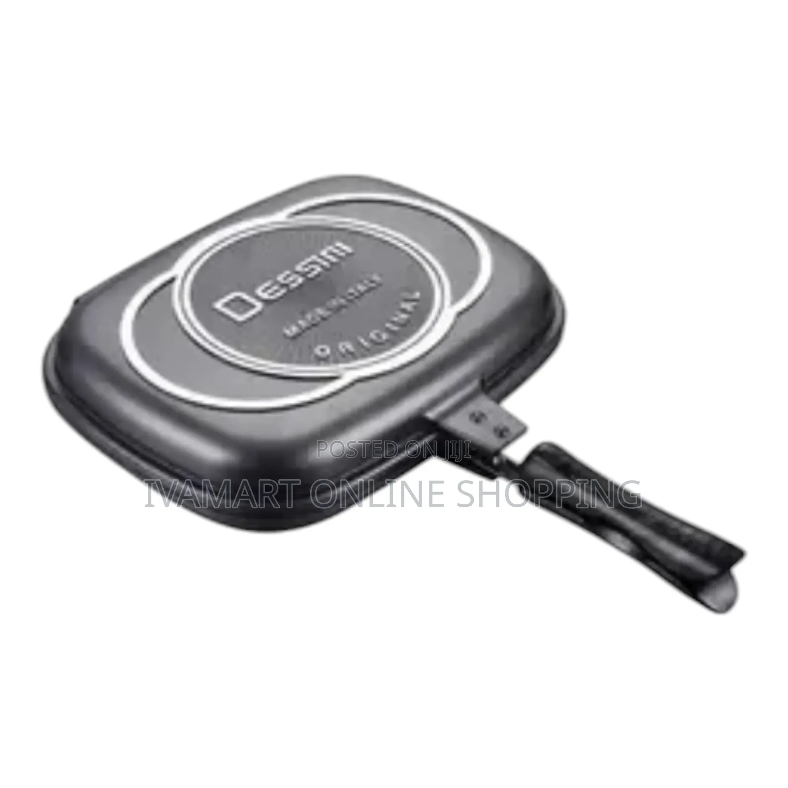 Dessini Double-Sided Grill Pan (40 Cm)– Made in Italy