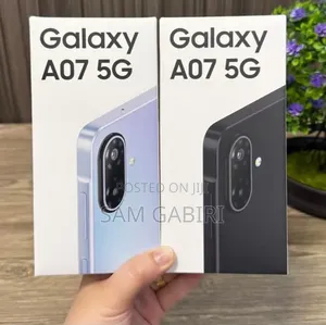 New Samsung Galaxy A07 5G 128 GB Black