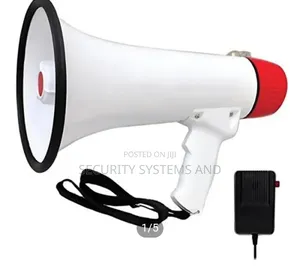 Handheld Megaphone With External Microphone, Siren, USB Record