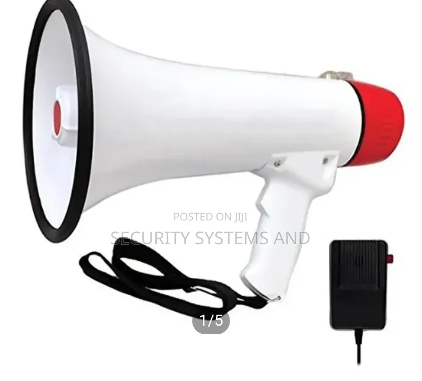 Handheld Megaphone With External Microphone, Siren, USB Record