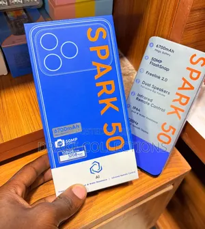 New Tecno Spark 50 128 GB Black