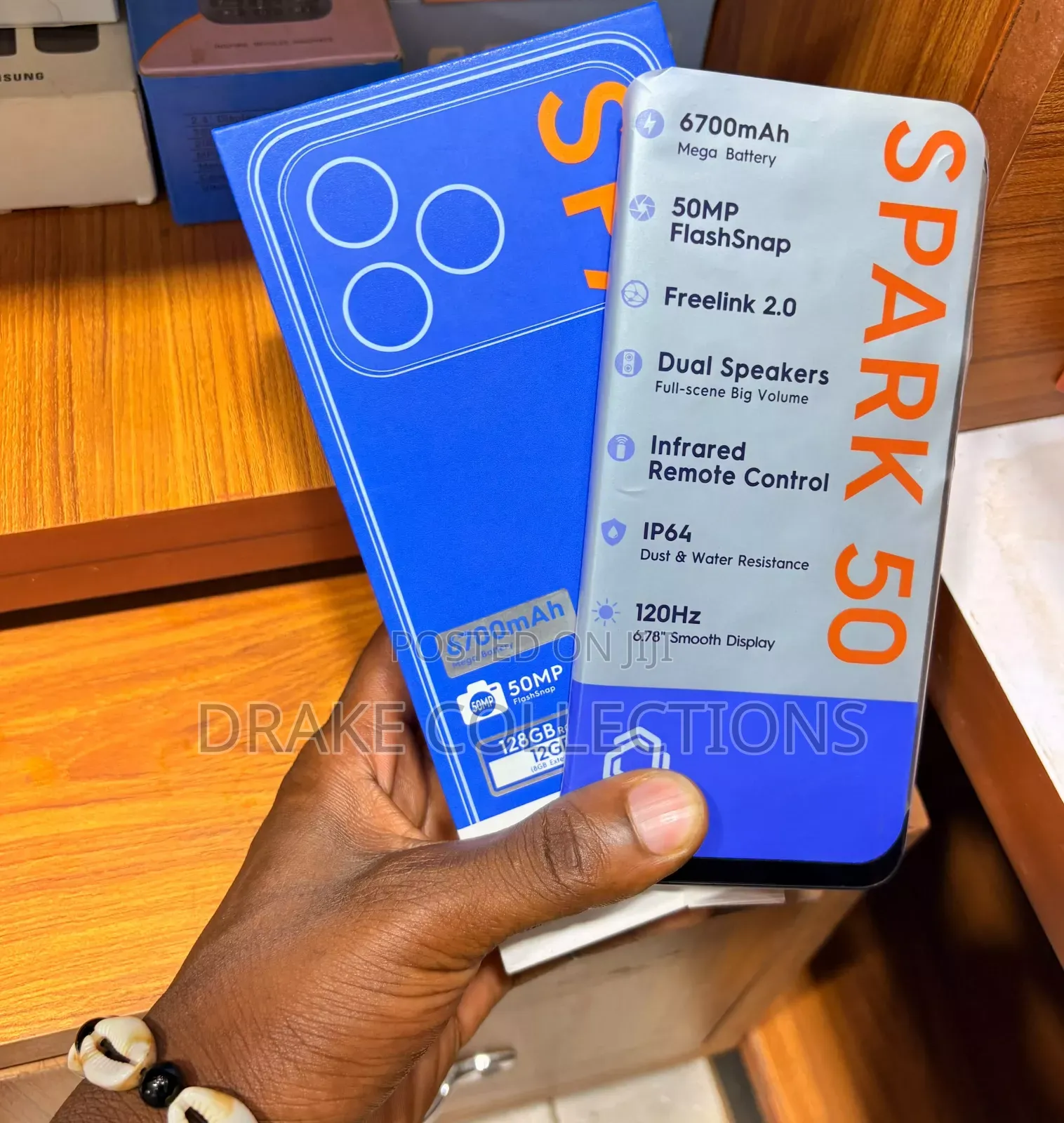 New Tecno Spark 50 128 GB Black