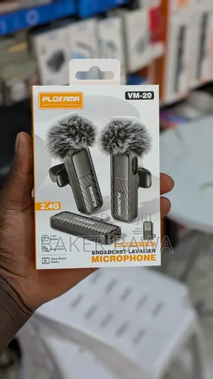 Plokama VM-20 Wireless Lavalier Microphone System.