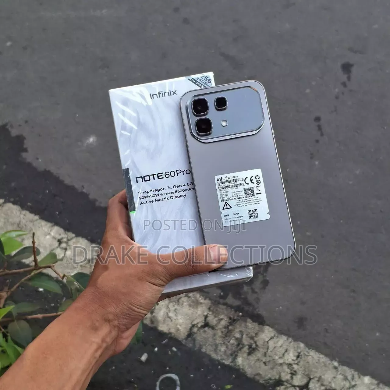 New Infinix Note 60 Pro 256 GB Gray