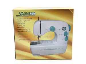 Portable 12-Stitch Sewing Machine With Foot Pedal