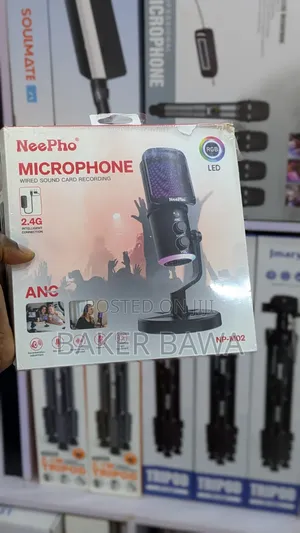 NeePho NP-M02 Wired Condenser Microphone Designed for Recording.