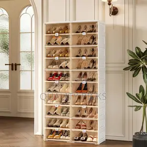 Stackable Sneaker Storage Shoe Cabinet