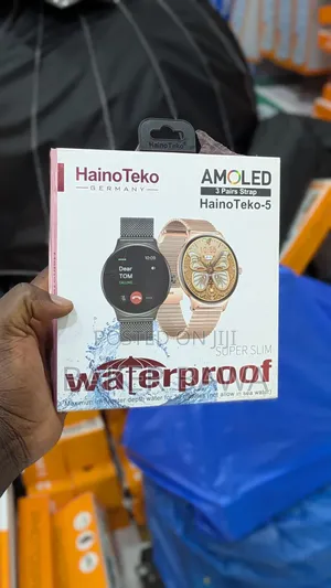 HainoTeko-5 Smart Watch Featuring a Super Slim, Waterproof