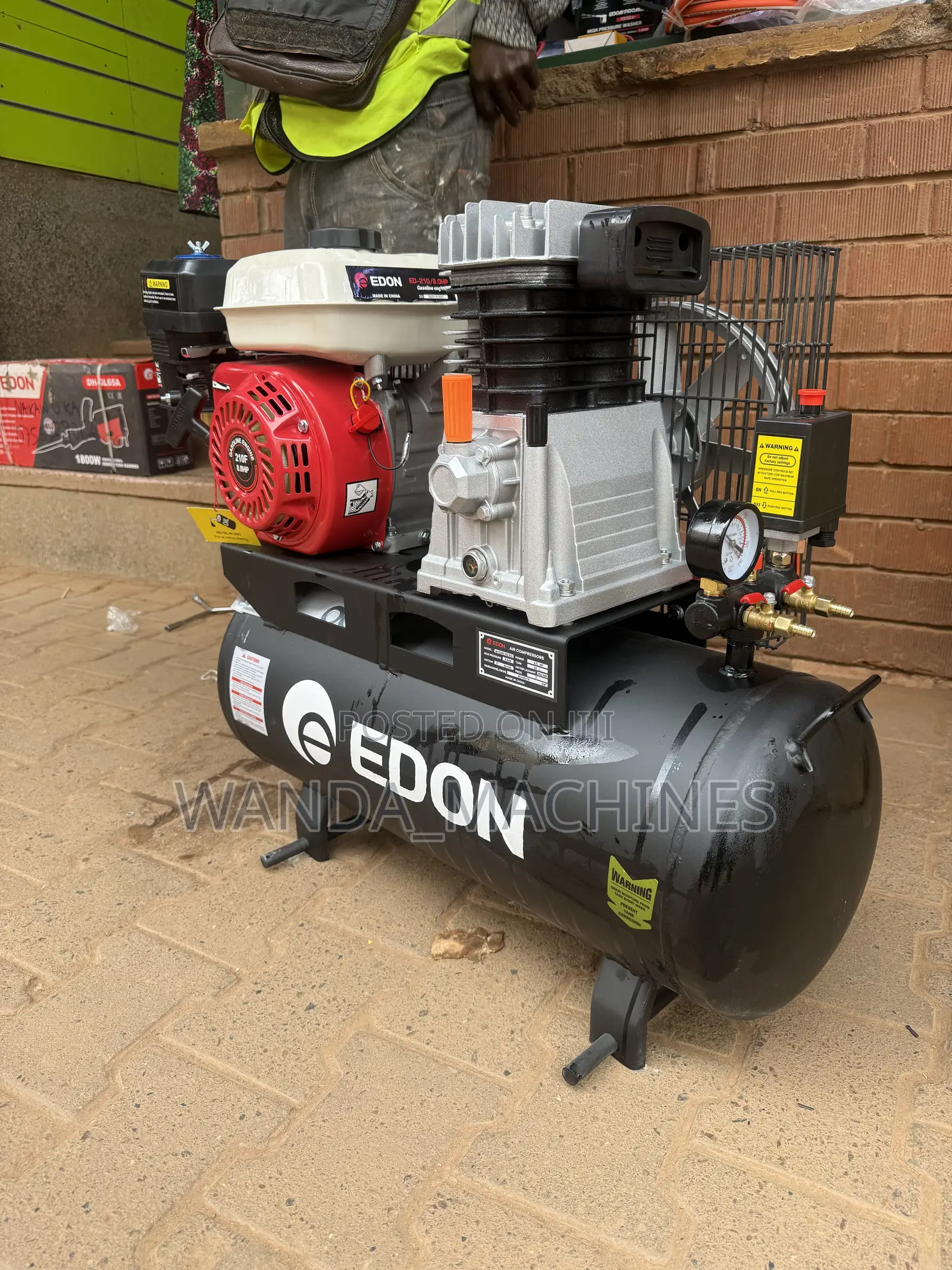 Petrol Air Compressor 50L Edon Brand