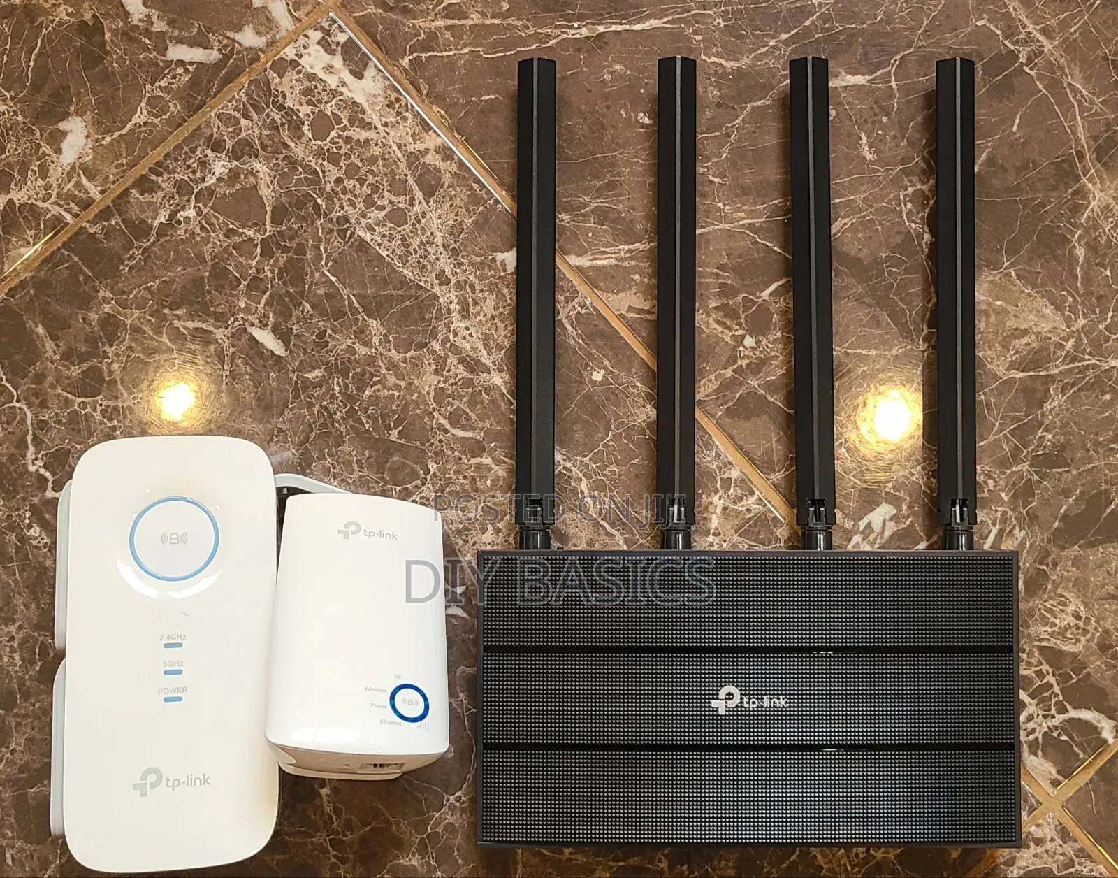 TP Link Archer A6 Router Plus Re650 and Wa850re Extenders