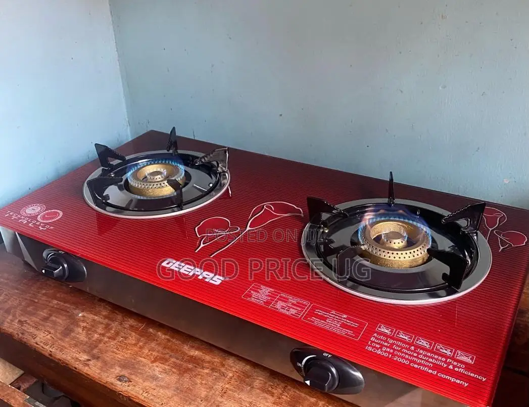 Geepas 2-Burner Glass Top Gas Cooker (Model: GK5602)