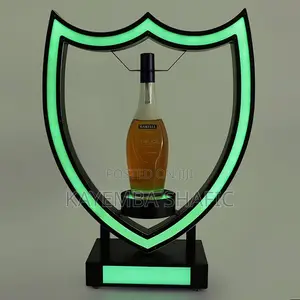LED Lighted Liquor Bottle Display Shelf Champagne Wine Rack Glorifier