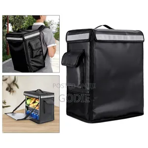 42L Food Delivery Backpack Features Reflective Safety Strips