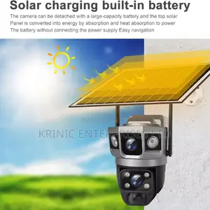 V380 Solar Powered Dual-Lens Smart Net Camera