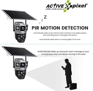 V380 Solar Powered Dual-Lens Smart Net Camera