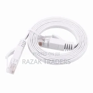 Ethernet Cable High Speed CAT6e Flat Ethernet Network LAN Cable