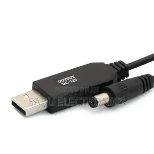 USB 5V to 12V DC StepUp Power Cable –Router Power Adapter