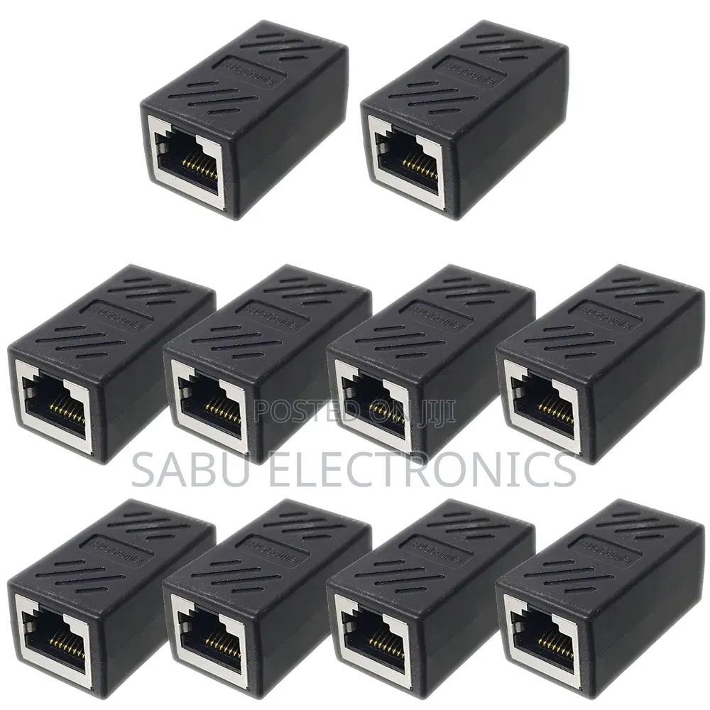 RJ45 Ethernet Cable Coupler Female –CAT6 Network Cable Extender