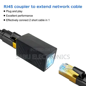 RJ45 Ethernet Cable Coupler Female –CAT6 Network Cable Extender