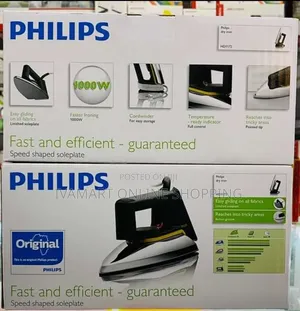 Philips Dry Flat Iron – 1000W Fast Efficient (100% Original)