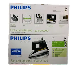 Philips Dry Flat Iron – 1000W Fast Efficient (100% Original)