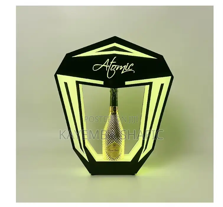 Premium Rechargeable LED Champagne Bottle Presenter for Clubs