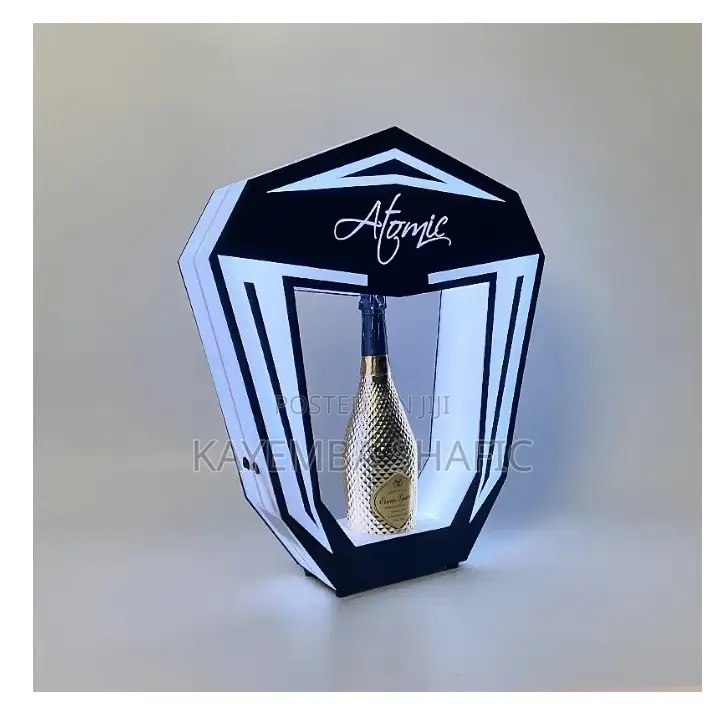Premium Rechargeable LED Champagne Bottle Presenter for Clubs