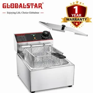 Globalstar 6L Electric Deep Fryer GS-81A- 2500W, Adjustable Temp,