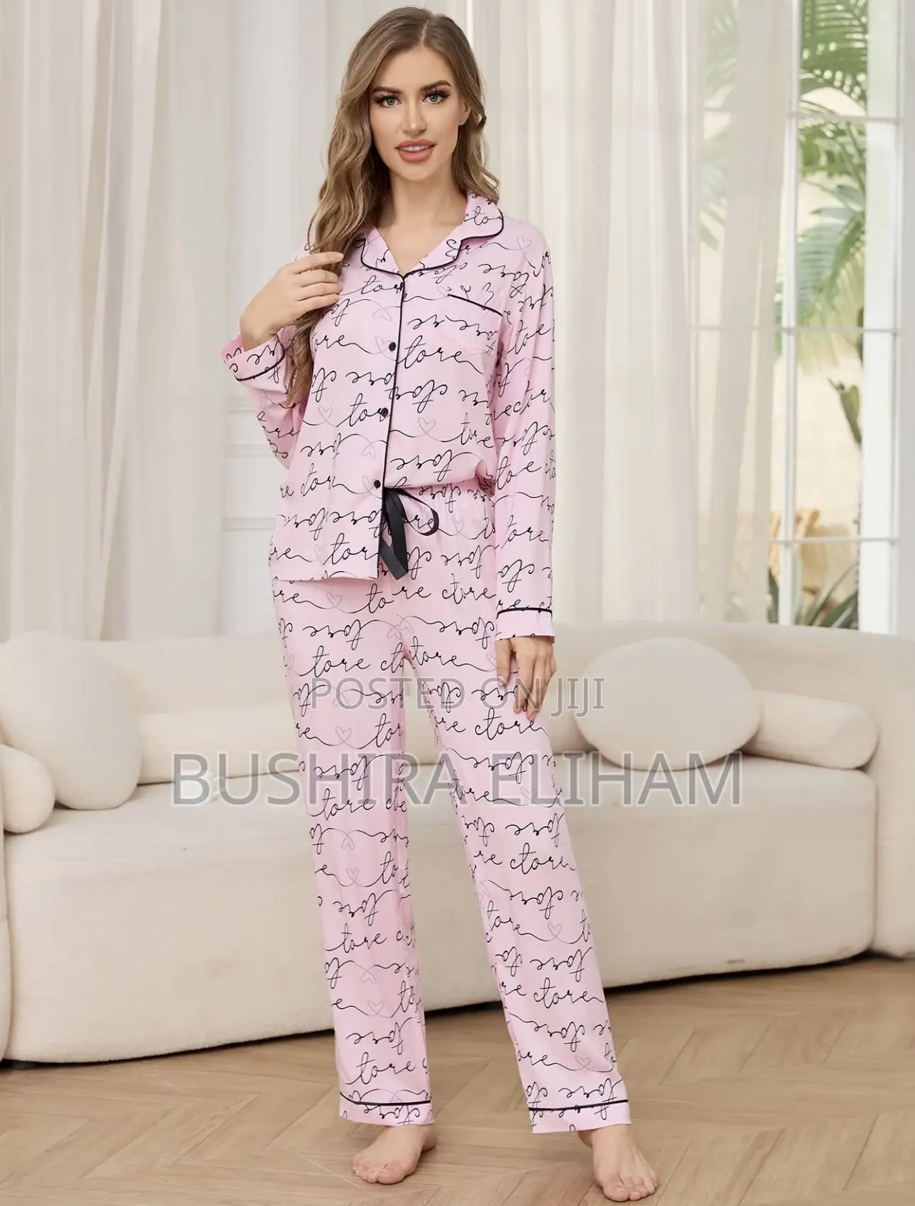 Pink Cotton Pyjamas