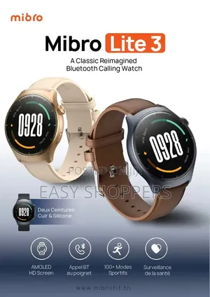 Mibro Lite 3 Smartwatch 1.3-Inch AMOLED Display and Bluetooth Calling