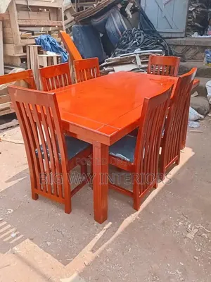 Rectangular 6 Seater Dinning Table Set