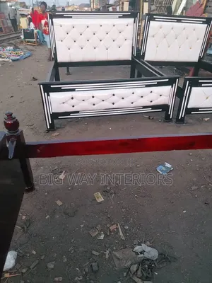 5by6 White Lines Sticker Bed