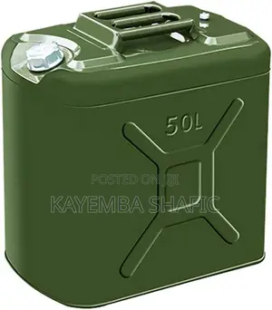 50L Heavy Duty Metal Jerry Can - Military Grade Fuel Canister