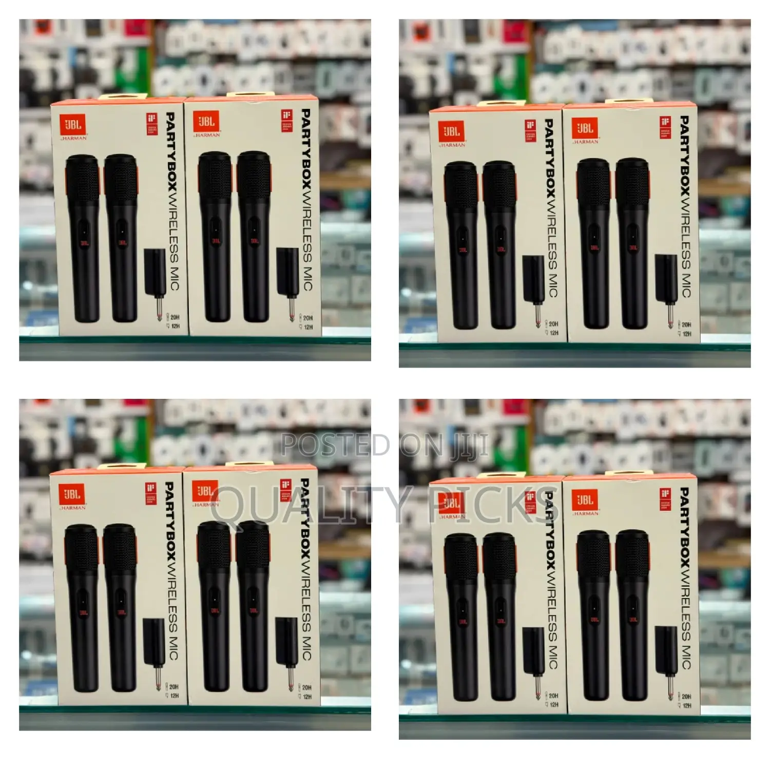 JBL Partybox Wireless Dual Microphone