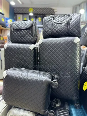 5-Piece Luxury Quilted Luggage Set