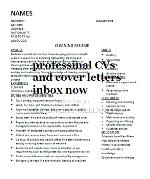 Cv and Job Applications (ATS CVS) at an Affordable Price Contact Now