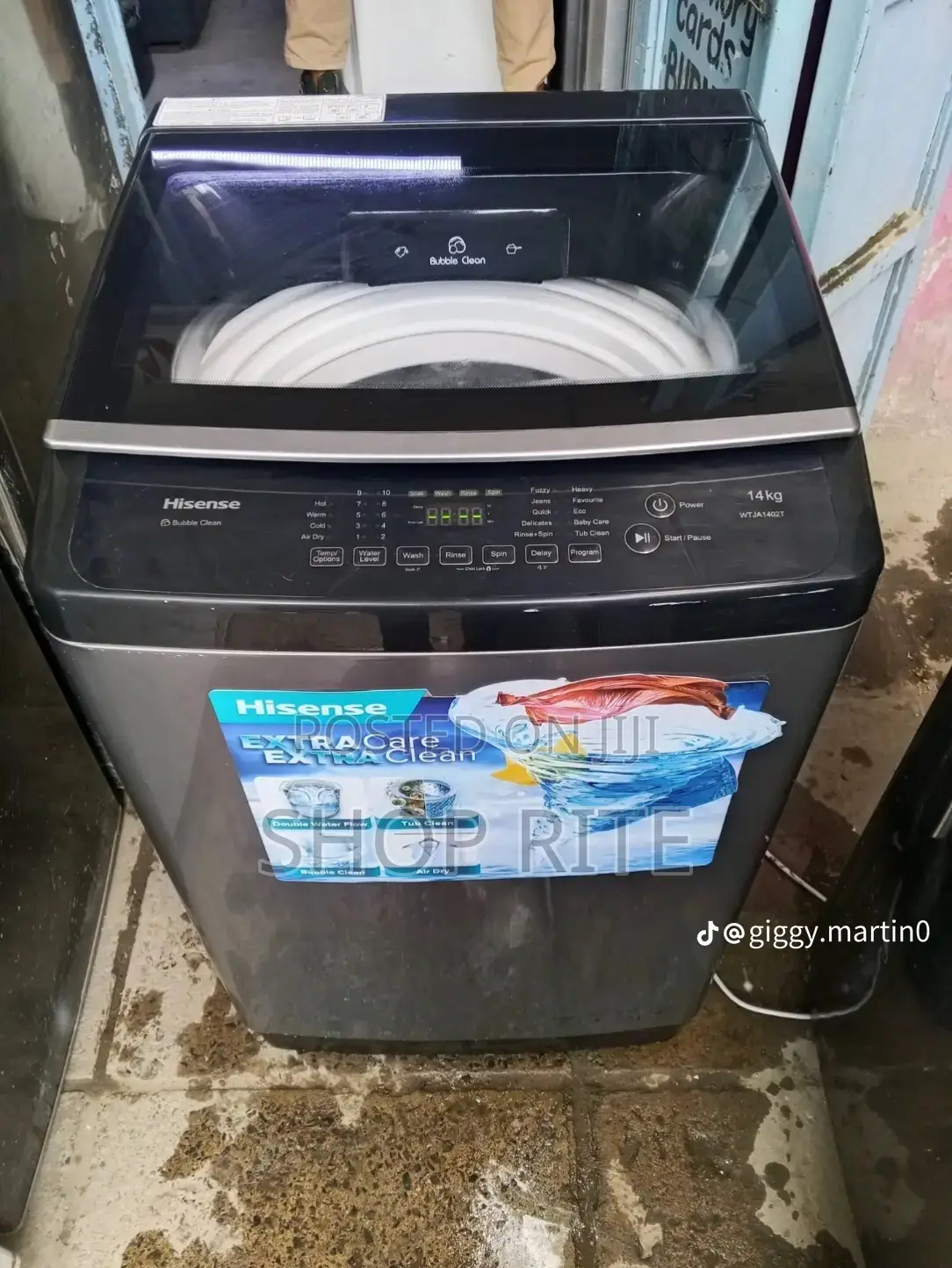 Hisense 14kgs Automatic Top Loader Washing Machine's