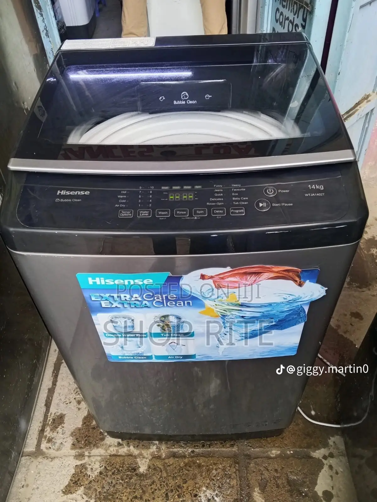 Hisense 14kgs Automatic Top Loader Washing Machine's