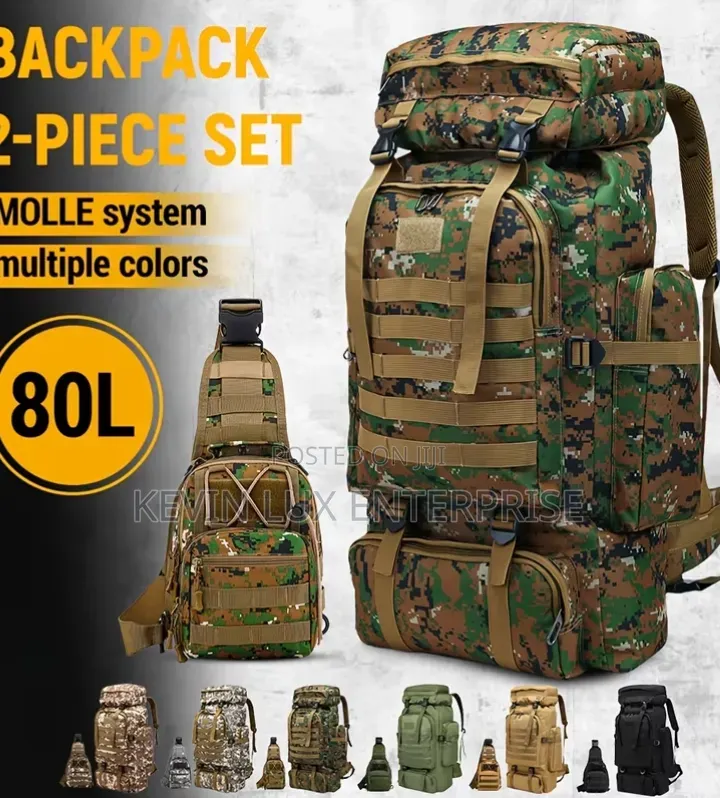 Cargo Travel Bag Camouflage Color