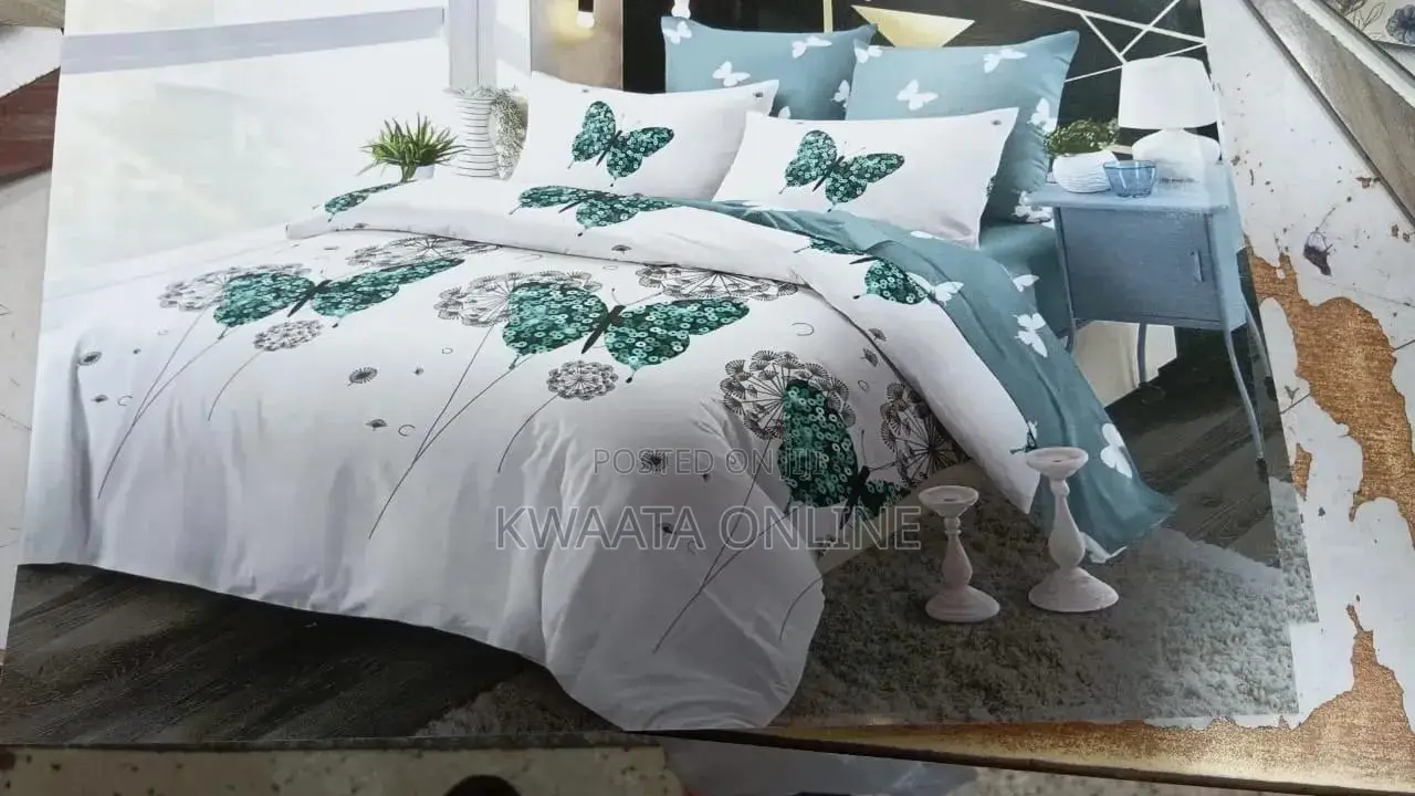 4Pc Duvets, Quilt Cover Set-(1 Duvet, 1 Sheet 2 Pillow Covers)