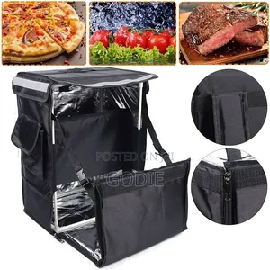 42L Food Delivery Backpack Features Reflective Safety Strips