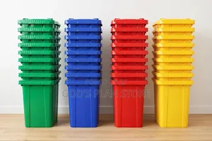 120litres Rolled/Wheeled Plastic Dust Bins Plastic Dust Bins