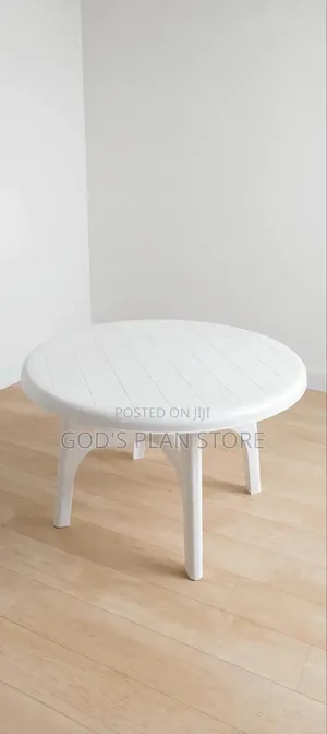 Round 6people Whitic Plastic Bars/Dining/Restaurant Plastic Table