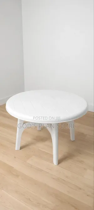 Round 6people Whitic Plastic Bars/Dining/Restaurant Plastic Table