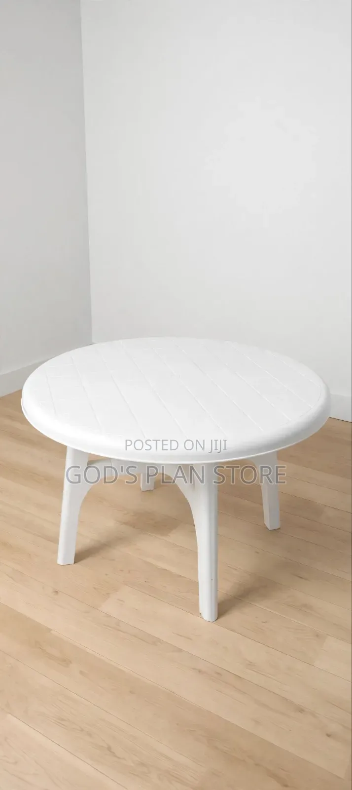 Round 6people Whitic Plastic Bars/Dining/Restaurant Plastic Table